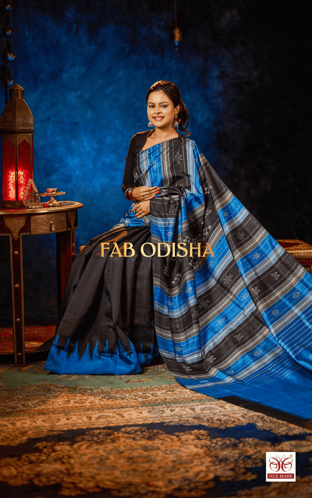 AABHIRIKA LOOMS DOUBLE ANCHAL BERHAMPURI SILK PATTA