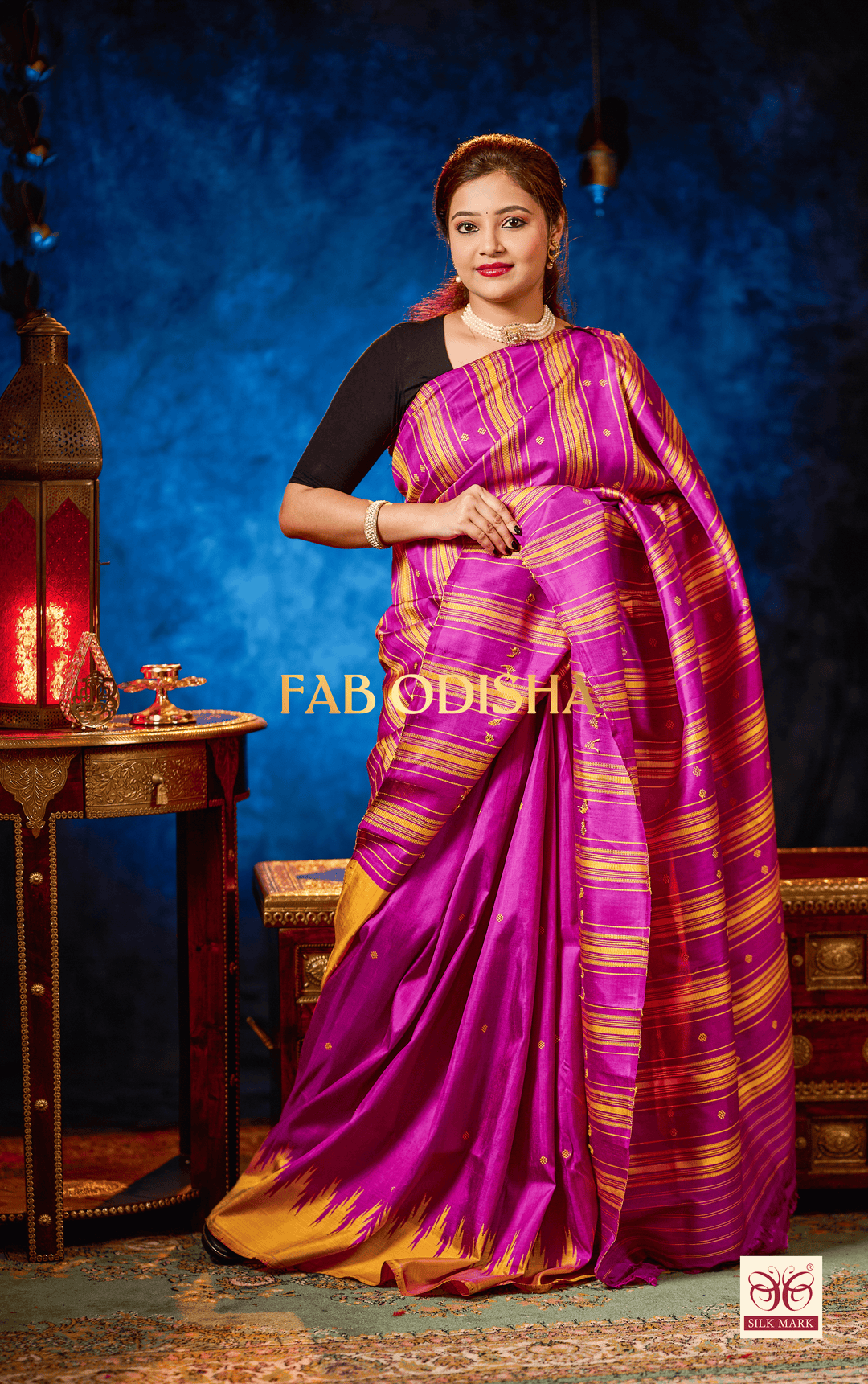 SUKRUTI HERITAGE DOUBLE AANCHAL PURE SILK PATTA SAREE