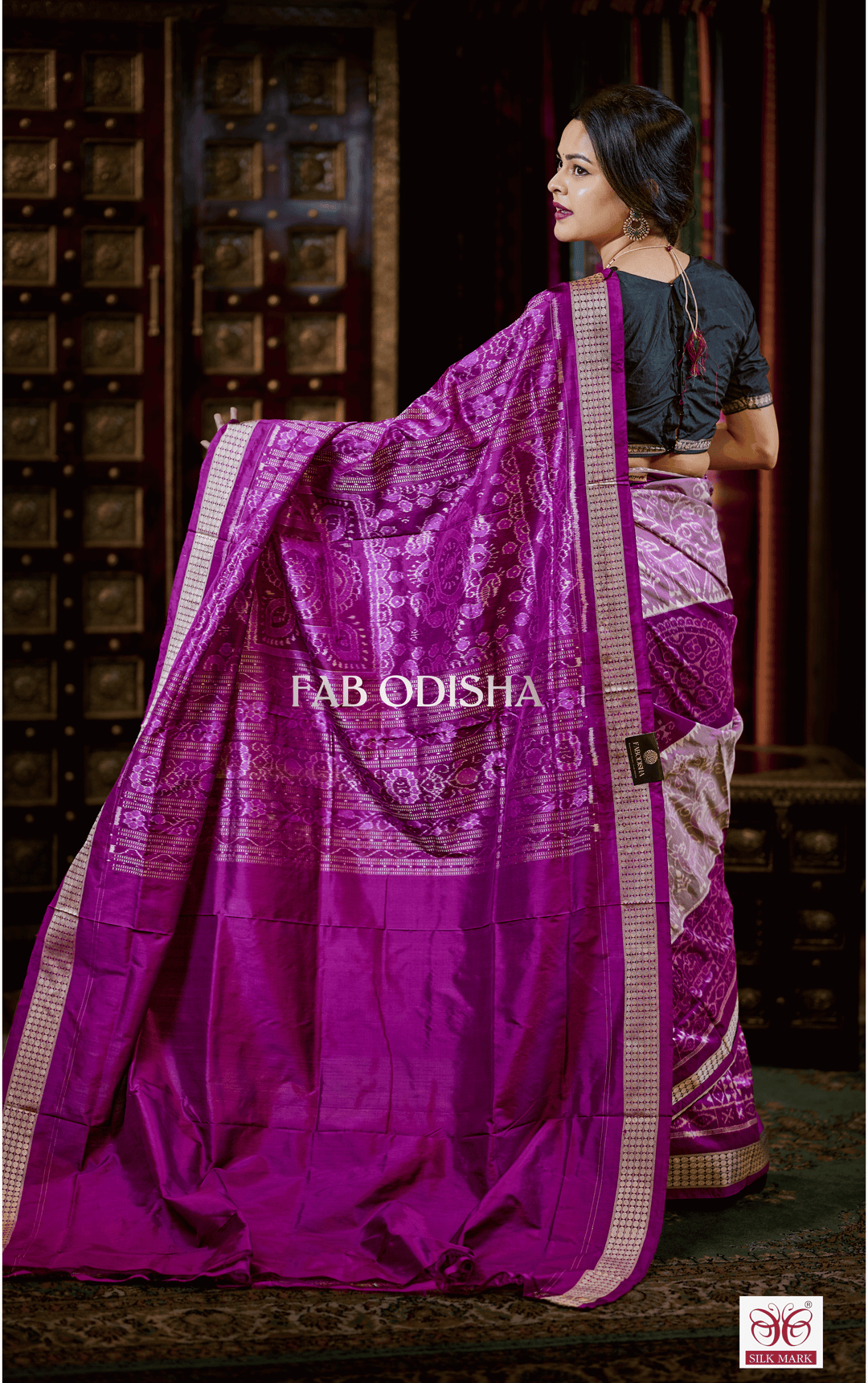 DEVI VANDANA EXCLUSIVE SAMBALPURI HANDLOOM PURE SILK SAREE