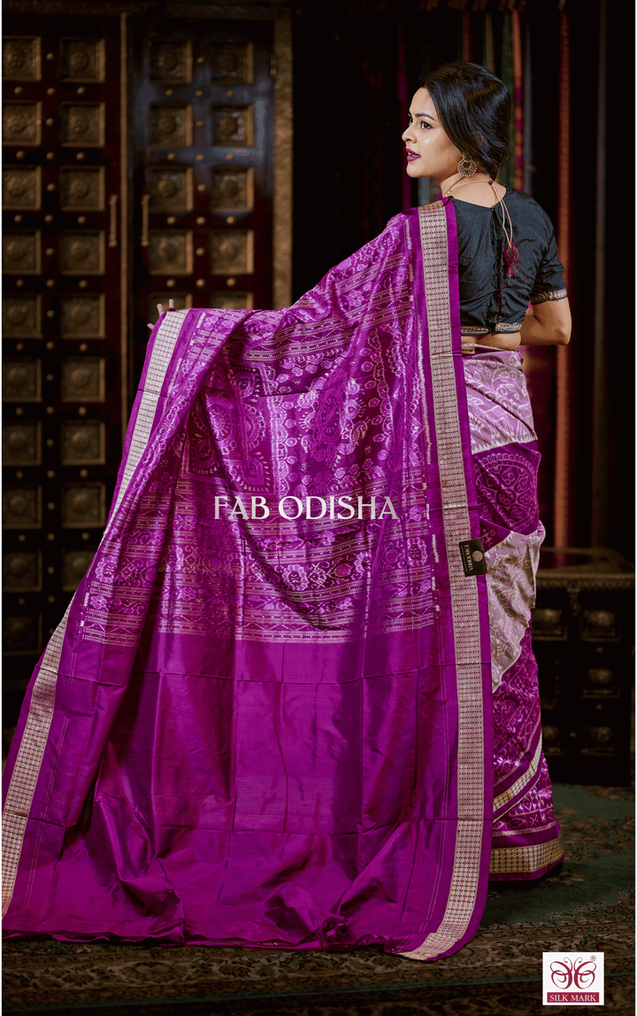 DEVI VANDANA EXCLUSIVE SAMBALPURI HANDLOOM PURE SILK SAREE