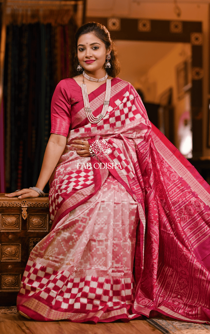 AMARA APSARA DIVINE SAMBALPURI PURE SILK SAREE