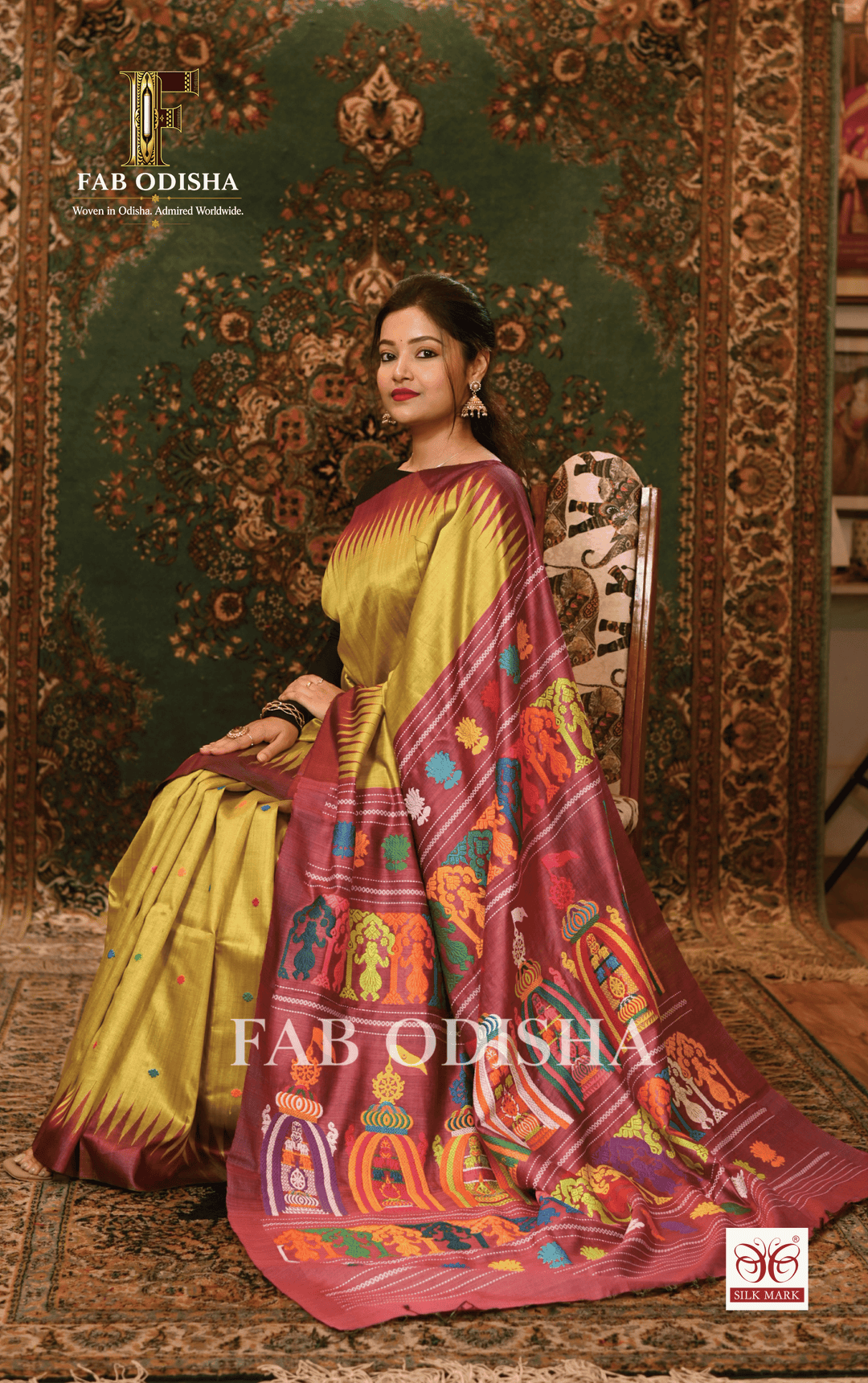 NILADRI DARSHANA HERITAGE FINE TUSSAR SILK SAREE