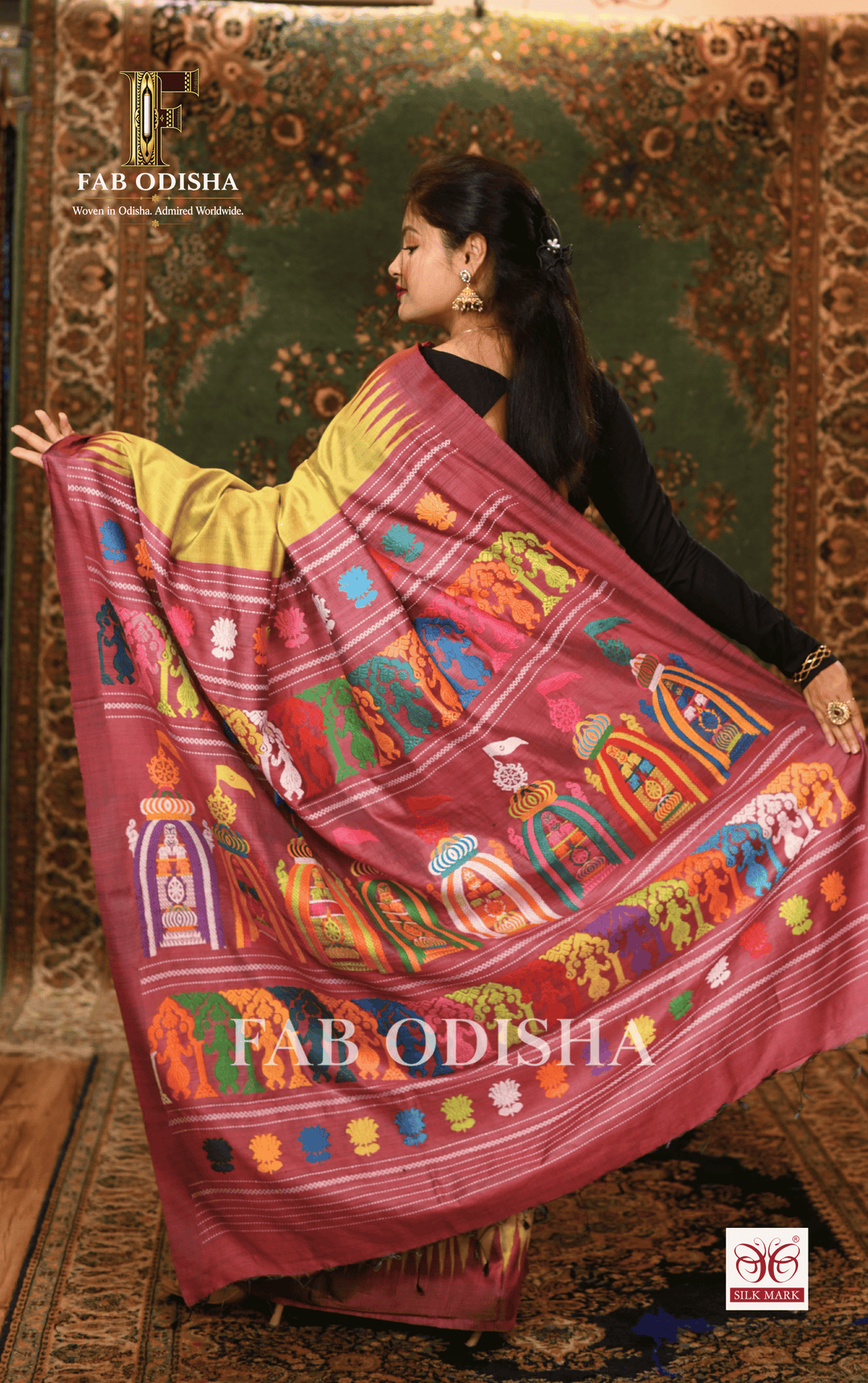 NILADRI DARSHANA HERITAGE FINE TUSSAR SILK SAREE