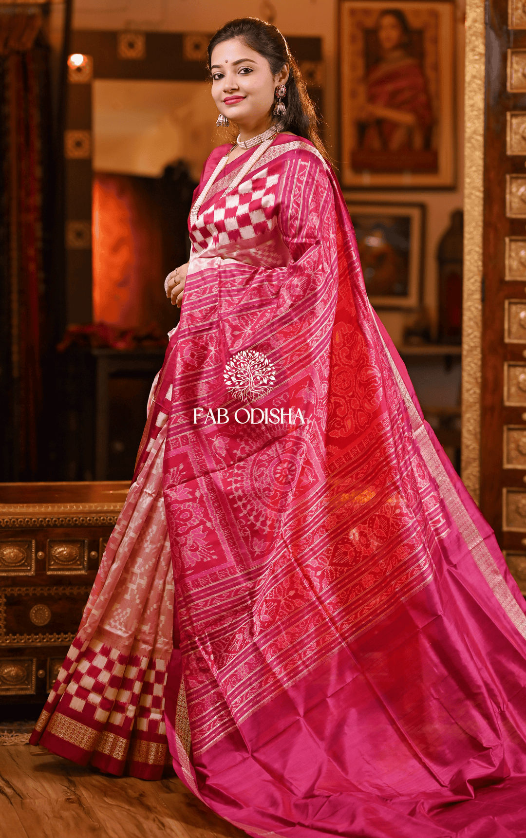 AMARA APSARA DIVINE SAMBALPURI PURE SILK SAREE