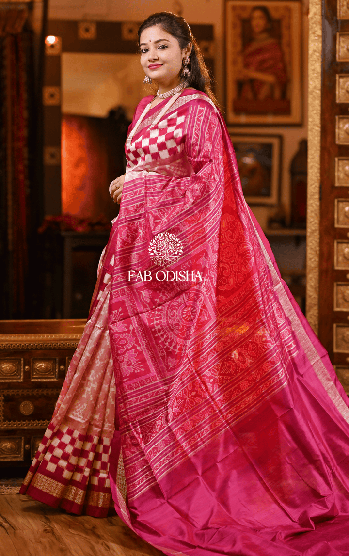 AMARA APSARA DIVINE SAMBALPURI PURE SILK SAREE