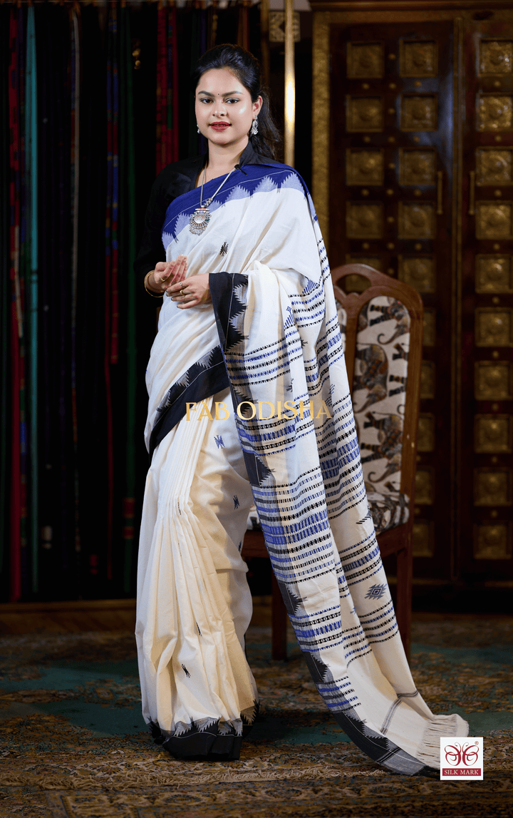 KOTPAD KATHA ORGANIC DYED COTTON SAREE