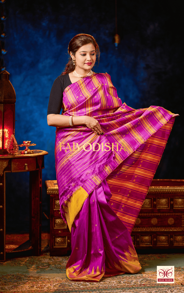 SUKRUTI HERITAGE DOUBLE AANCHAL PURE SILK PATTA SAREE