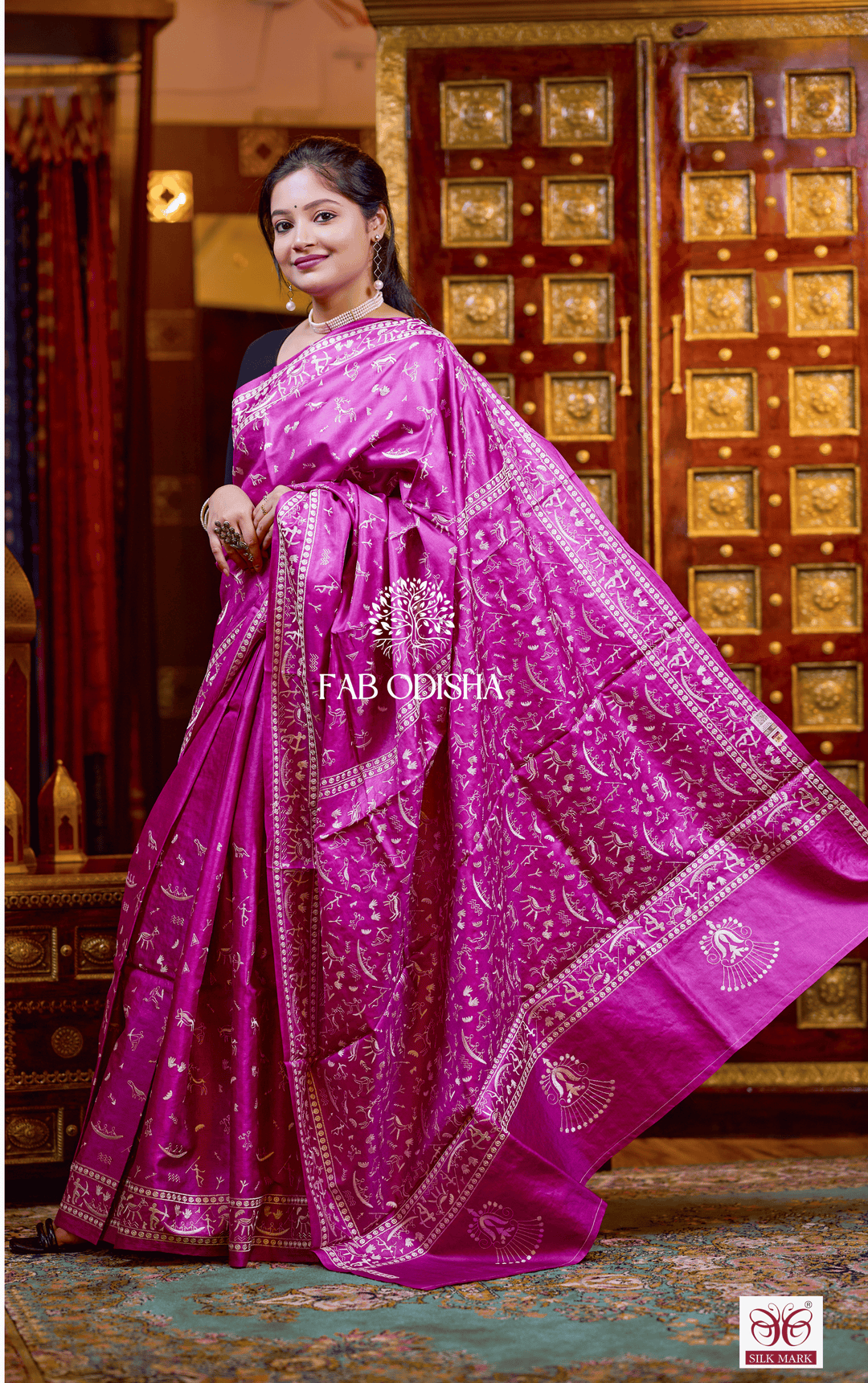 NAVYA PASTEL DREAMS DESIGNER FINE TUSSAR HANDLOOM SILK SAREE