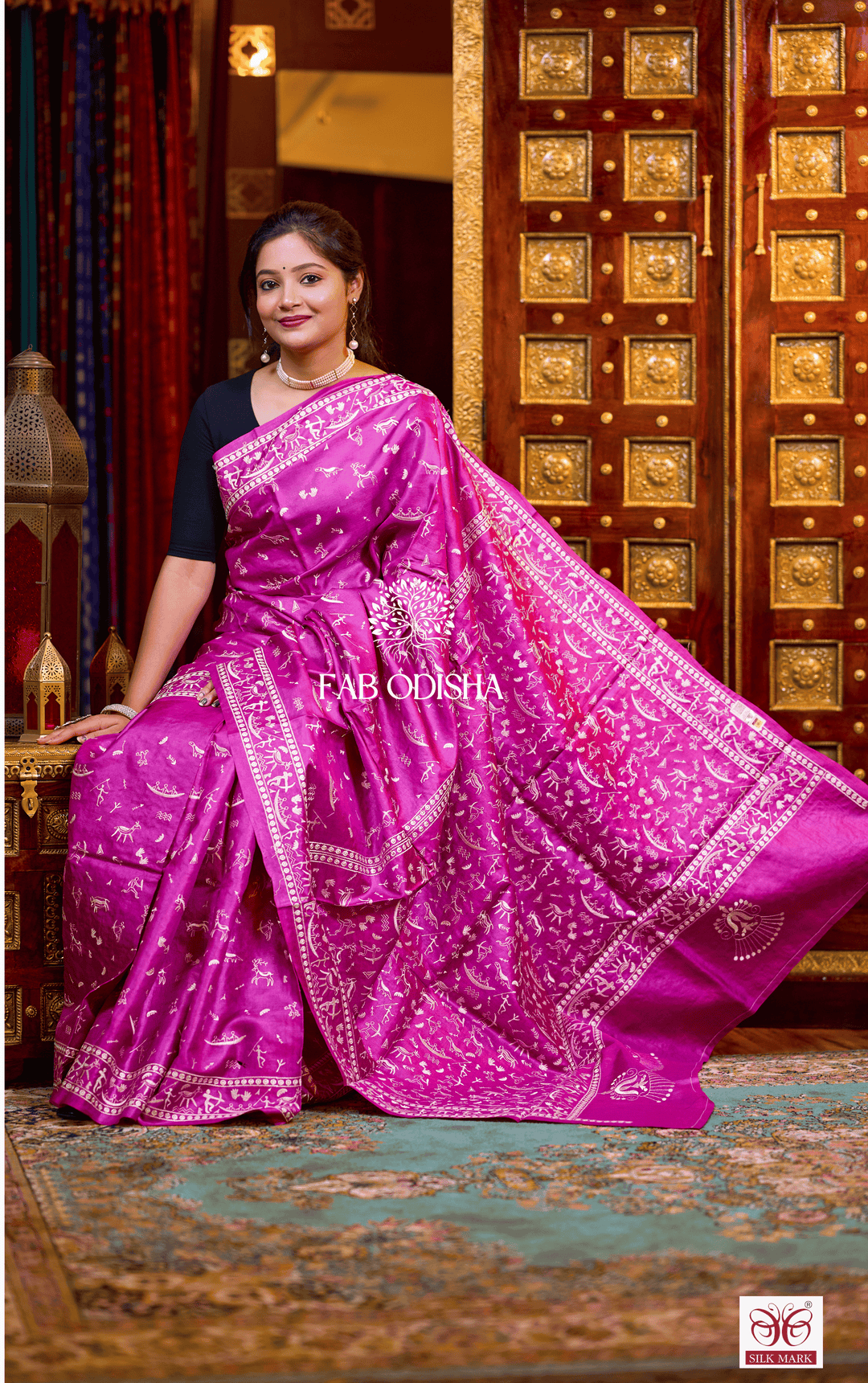 NAVYA PASTEL DREAMS DESIGNER FINE TUSSAR HANDLOOM SILK SAREE