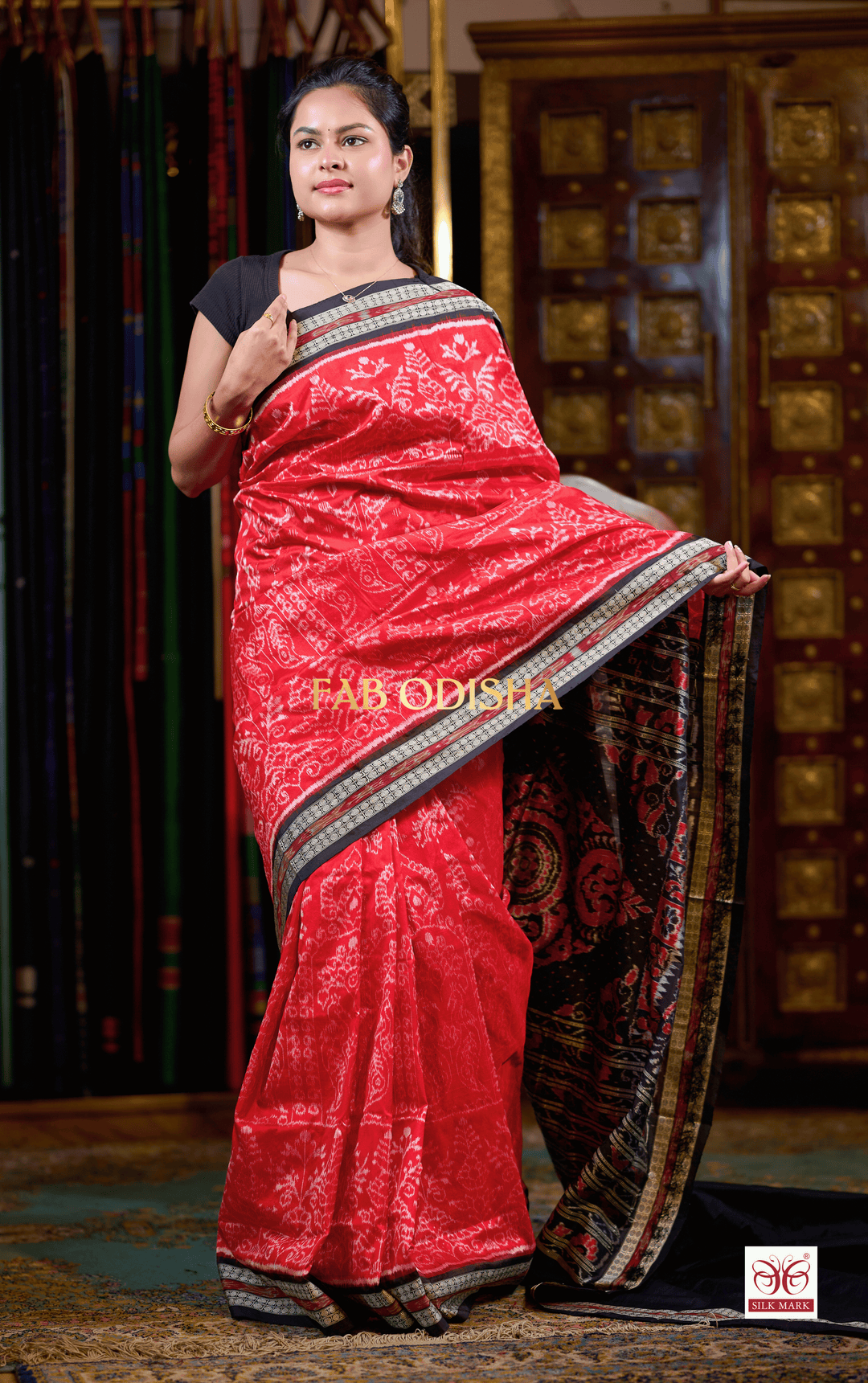 IMPERIAL IKAT EXCLUSIVE SAMBALPURI HANDLOOM PURE SILK SAREE
