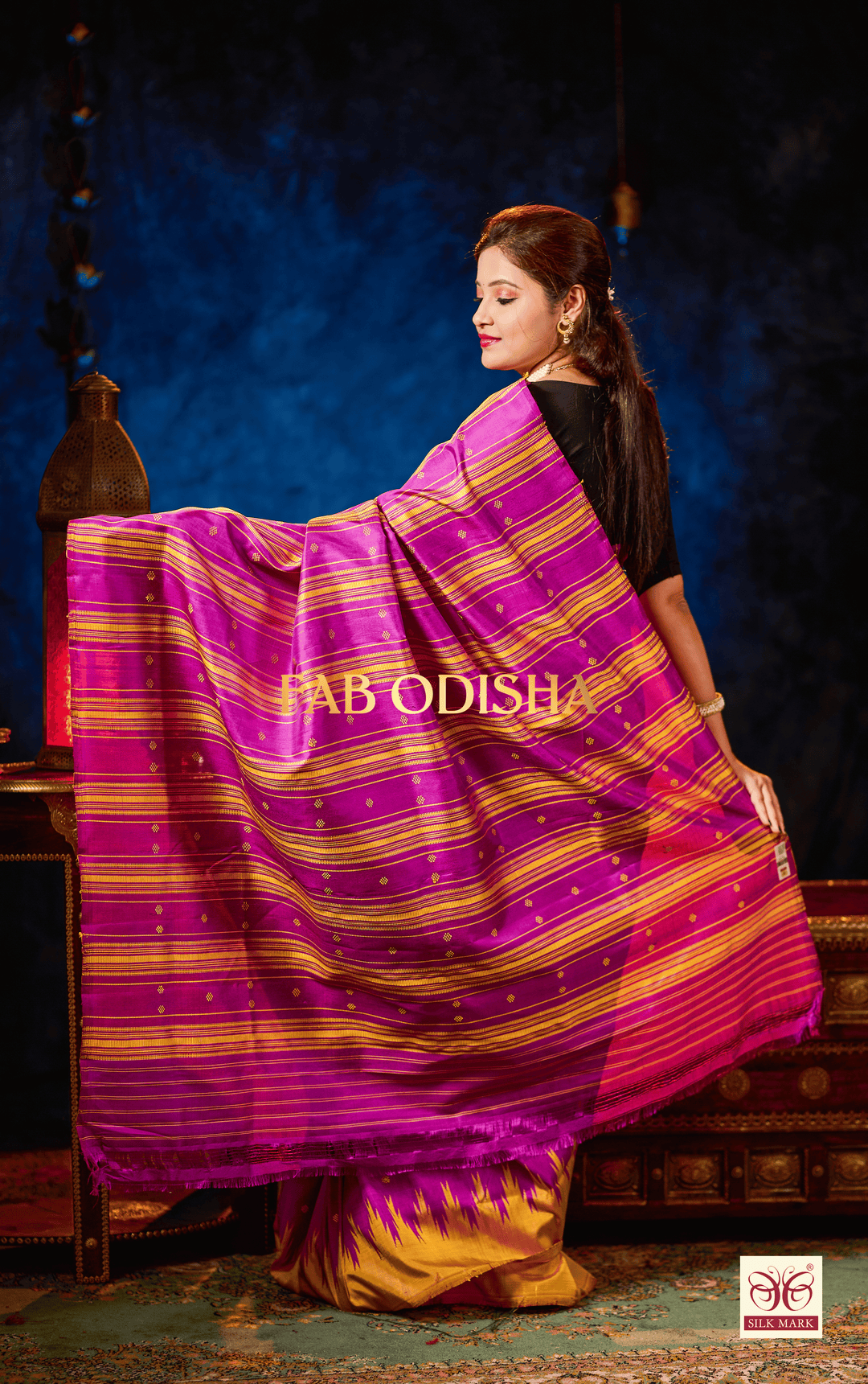 SUKRUTI HERITAGE DOUBLE AANCHAL PURE SILK PATTA SAREE