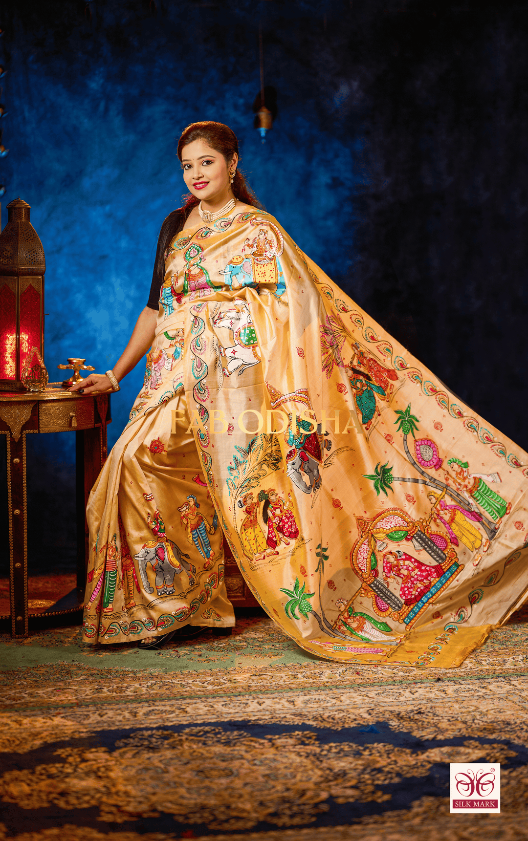 VARA VADHU PATTACHITRA PURE SILK SAREE