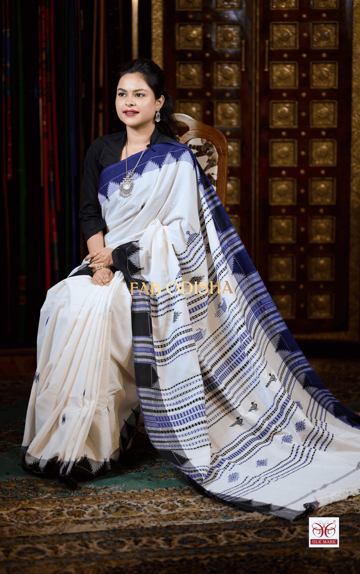 KOTPAD KATHA ORGANIC DYED COTTON SAREE
