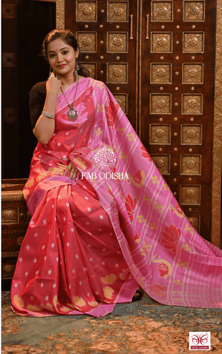 SWAY & SILK LUSTROUS DRAPE DESIGNER PREMIUM MULBERRY HANDLOOM PURE SILK SAREE