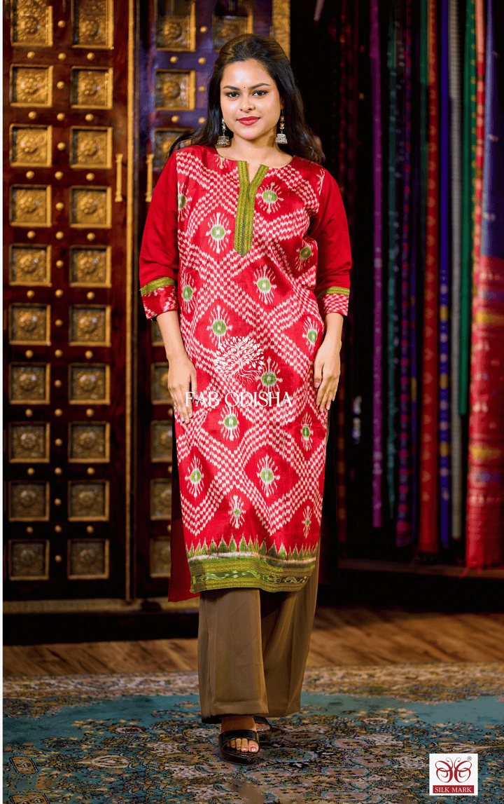 NEO NIRVANA HERITAGE MULBERRY PURE SILK KURTI