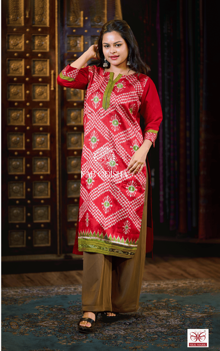 NEO NIRVANA HERITAGE MULBERRY PURE SILK KURTI