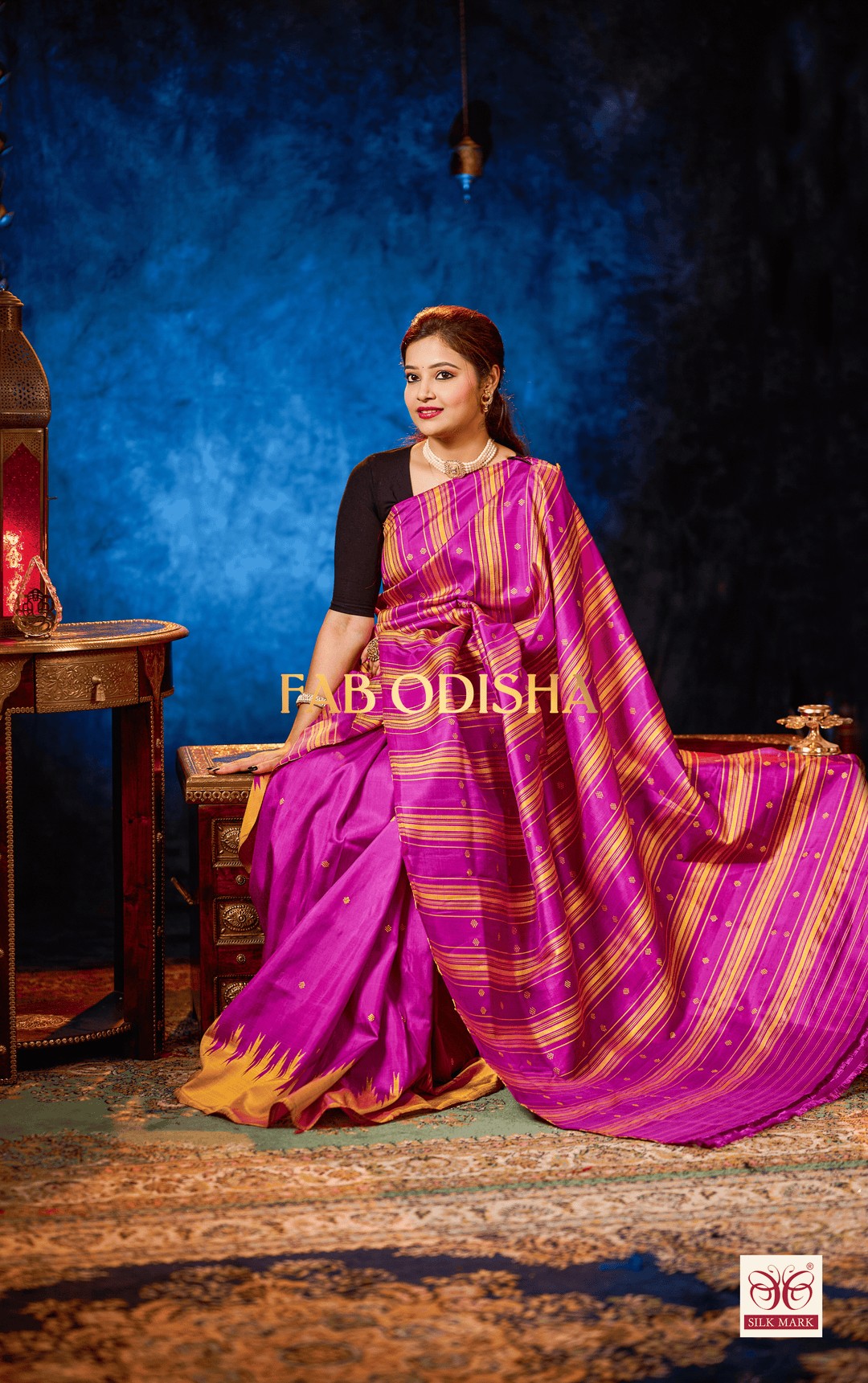 SUKRUTI HERITAGE DOUBLE AANCHAL PURE SILK PATTA SAREE