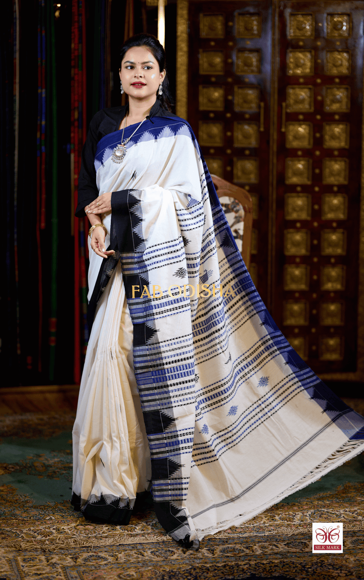 KOTPAD KATHA ORGANIC DYED COTTON SAREE