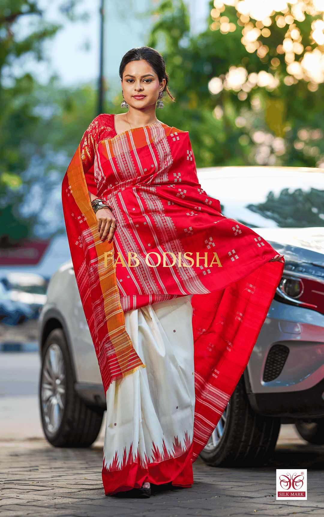 CHANDRAMALLI CHITRAKALA EXCLUSIVE BERHAMPURI DOUBLE AANCHAL PURE SILK PATTA SAREE