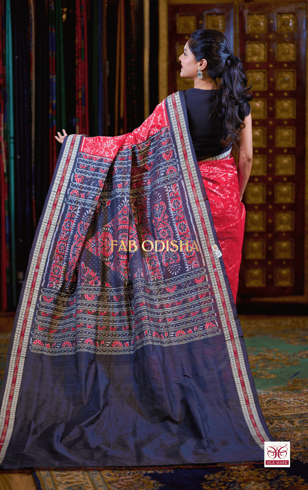 IMPERIAL IKAT EXCLUSIVE SAMBALPURI HANDLOOM PURE SILK SAREE
