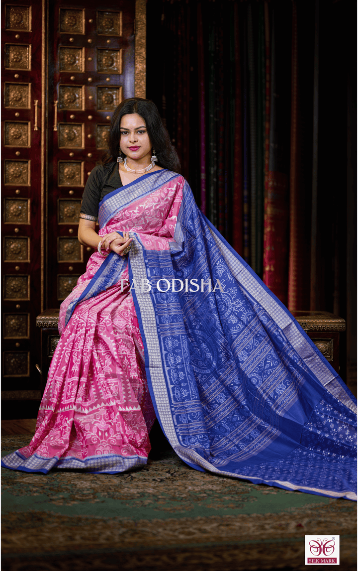 DEVYANI SUBHANGANI EXCLUSIVE SAMBALPURI HANDLOOM PURE SILK SAREE