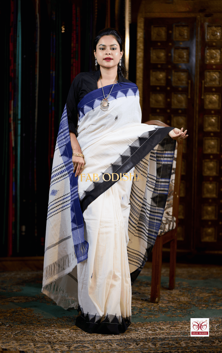 KOTPAD KATHA ORGANIC DYED COTTON SAREE