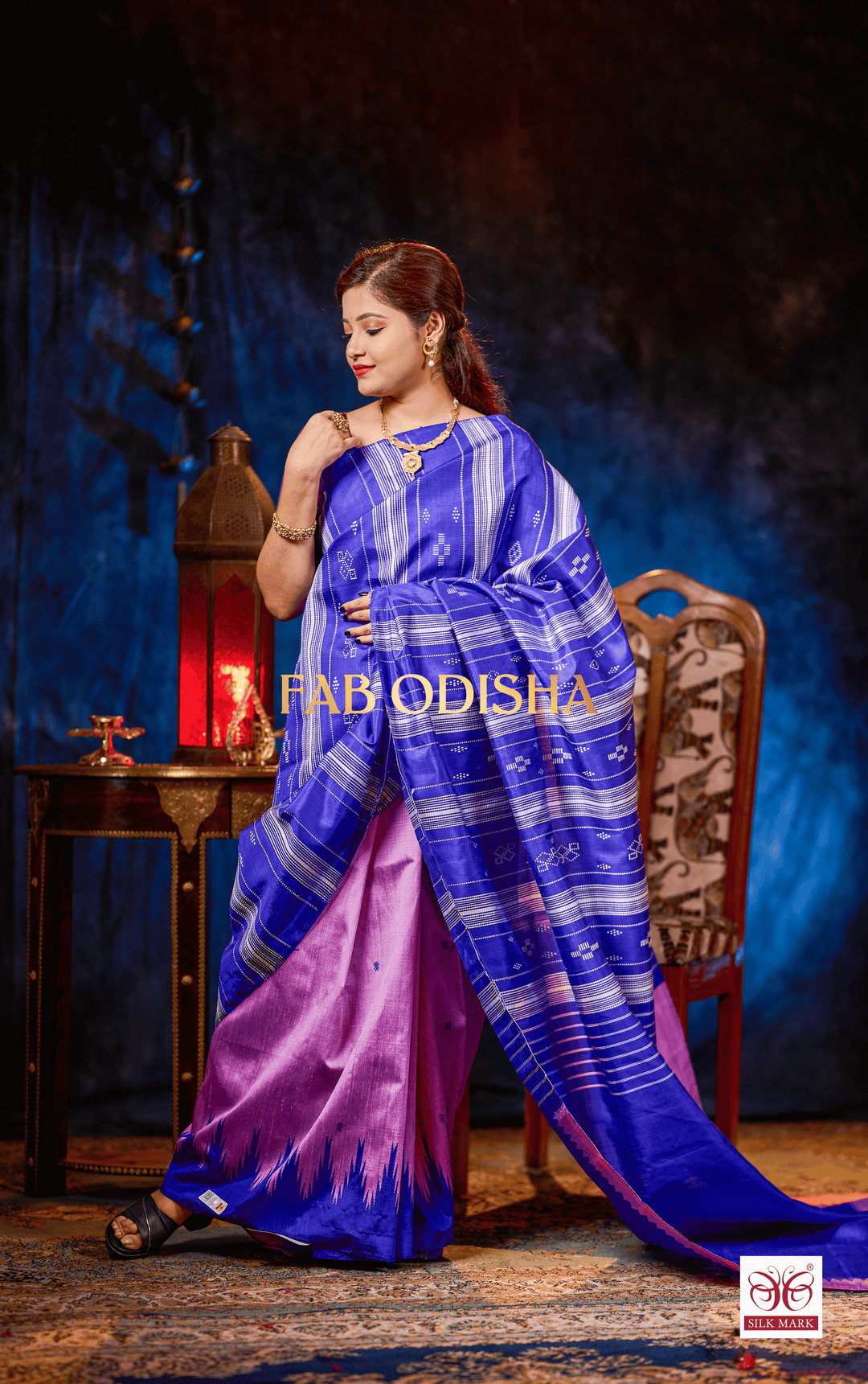 ANWESHA HERITAGE DOUBLE AANCHAL PURE SILK PATTA SAREE