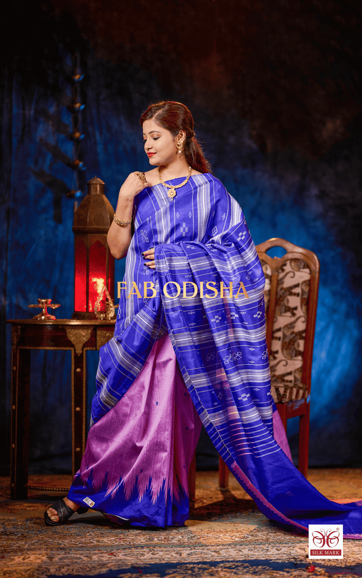 ANWESHA HERITAGE DOUBLE AANCHAL PURE SILK PATTA SAREE