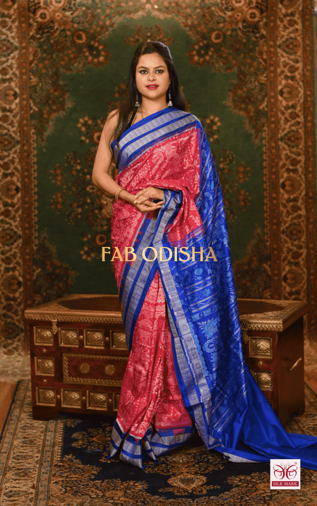 DEEPSHIKHA LUXE EXCLUSIVE SAMBALPURI PURE HANDLOOM SILK SAREE