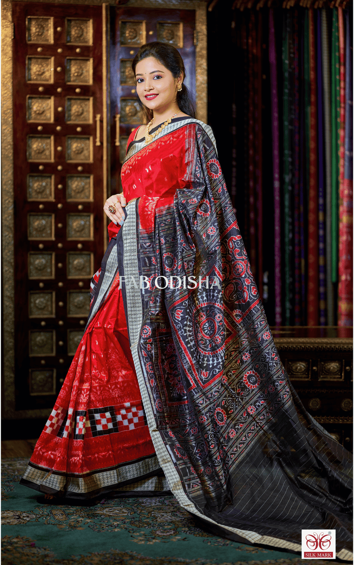 SHAAN SUTRA EXCLUSIVE SAMBALPURI HANDLOOM PURE SILK SAREE