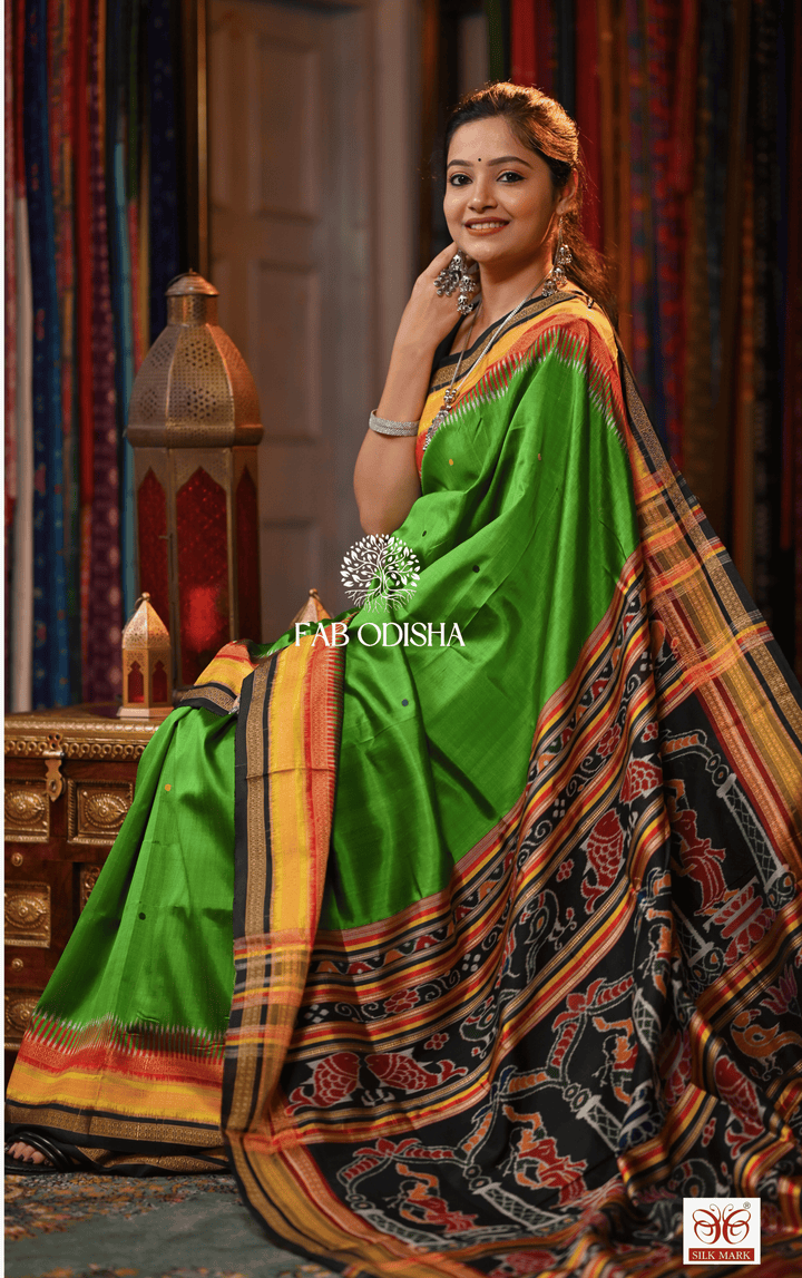 ANMOL NAVYASHA HERITAGE PREMIUM MULBERRY HANDLOOM SILK SAREE