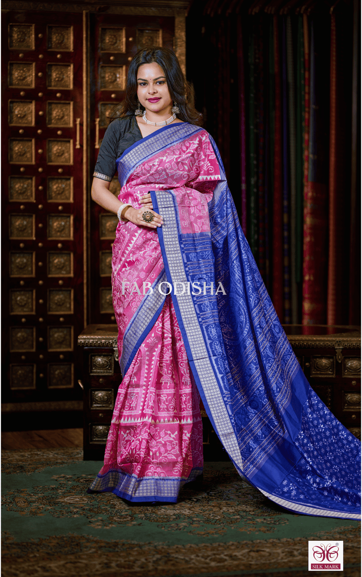 DEVYANI SUBHANGANI EXCLUSIVE SAMBALPURI HANDLOOM PURE SILK SAREE