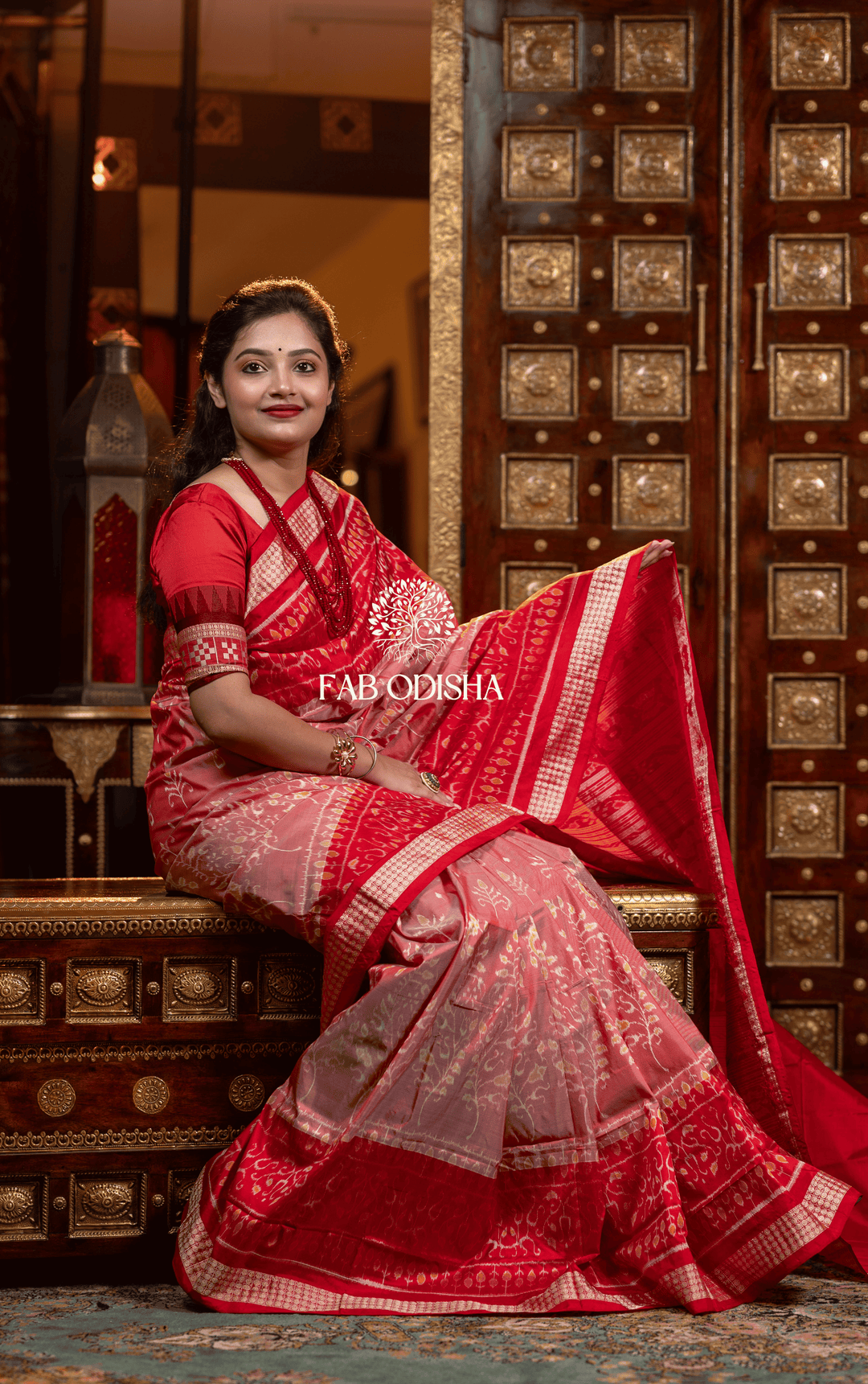 NOORANI SHRINGAR EXCLUSIVE SAMBALPURI HANDLOOM PURE SILK SAREE