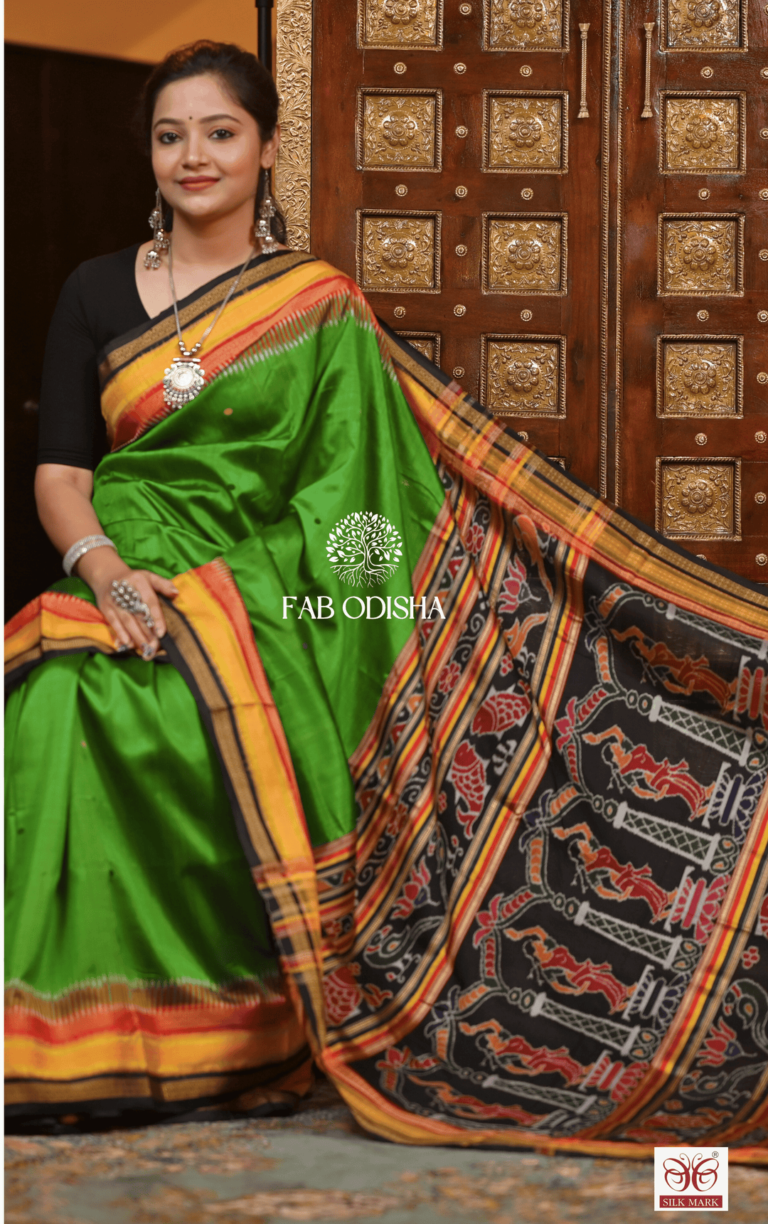 ANMOL NAVYASHA HERITAGE PREMIUM MULBERRY HANDLOOM SILK SAREE