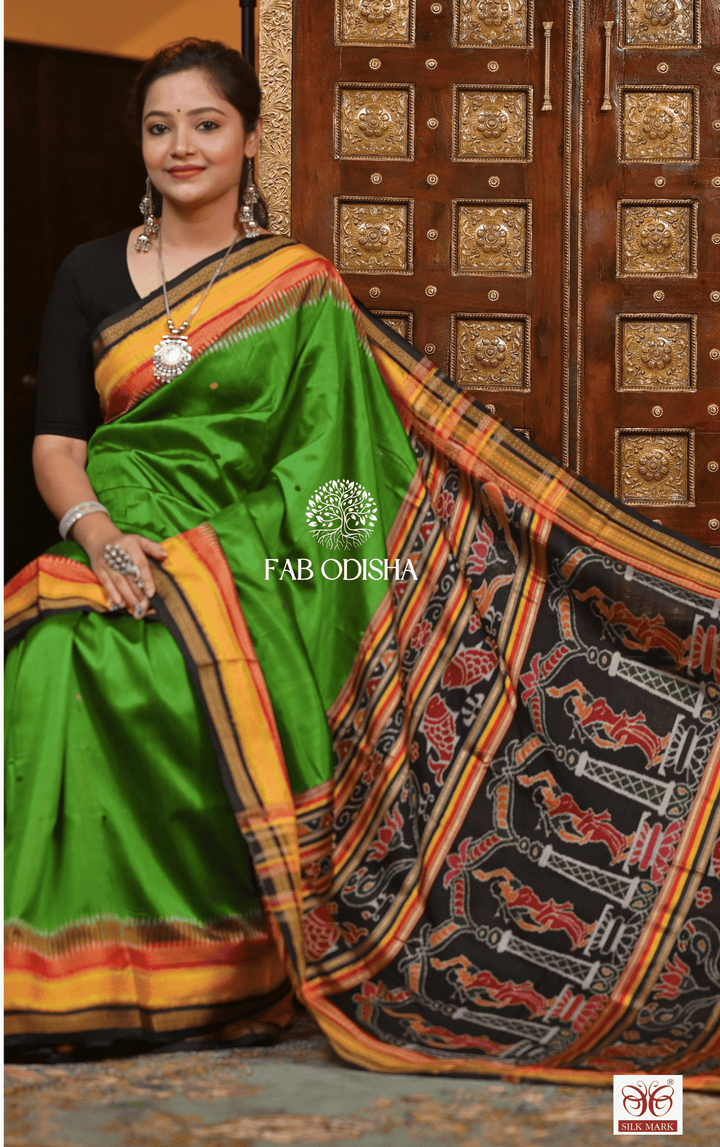ANMOL NAVYASHA HERITAGE PREMIUM MULBERRY HANDLOOM SILK SAREE