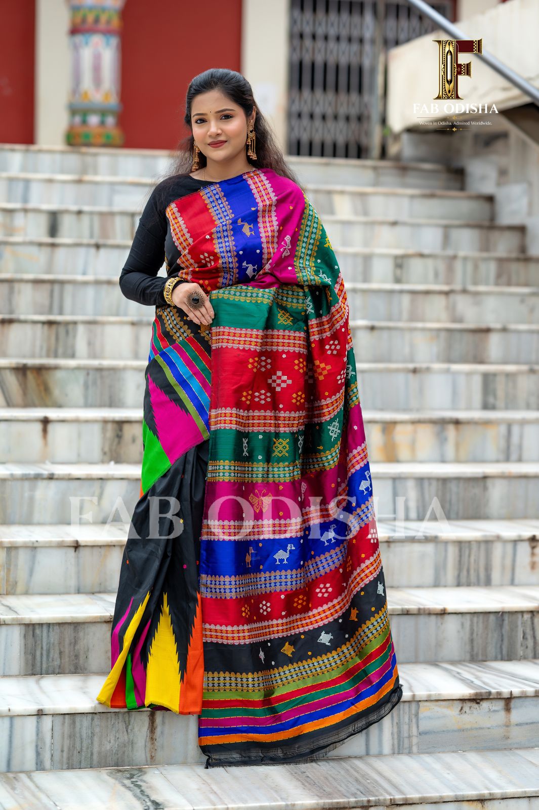 MANGALYA SUTRA BERHAMPURI DOUBLE AANCHAL PURE SILK PATTA SAREE