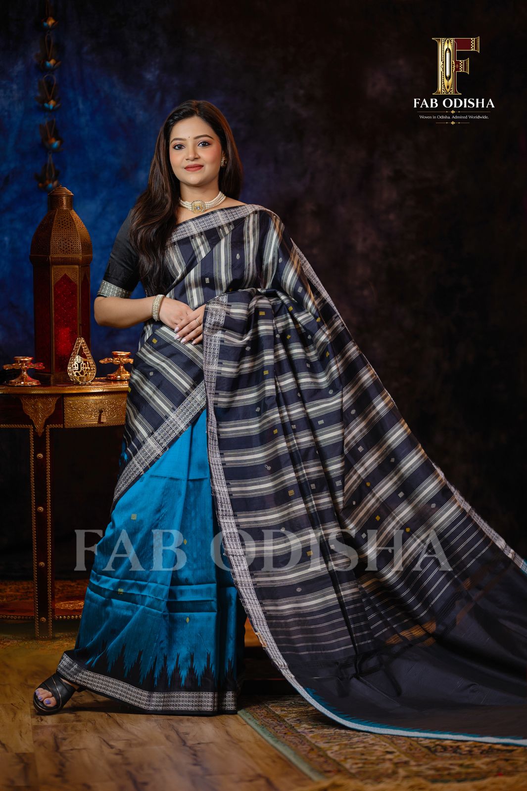 SWAROOPA SAUMYA BERHAMPURI DOUBLE AANCHAL PURE SILK PATTA SAREE