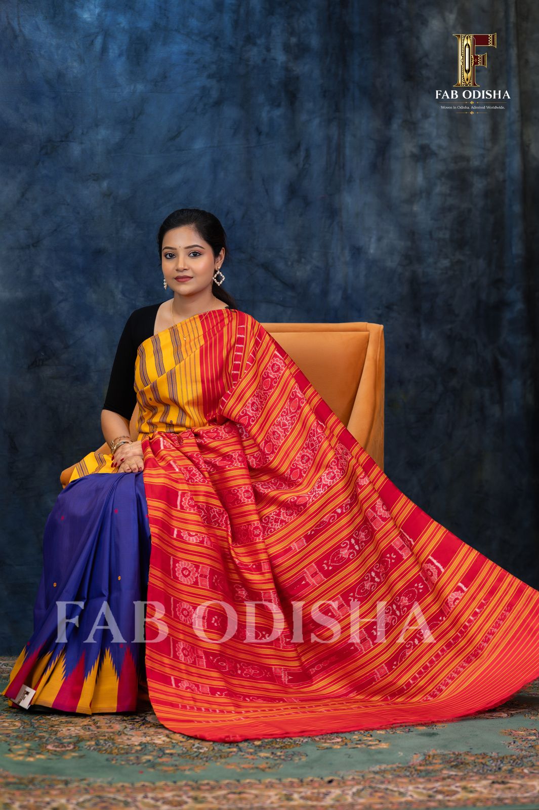 RACHANA VASTRA EXCLUSIVE PATLI BERHAMPURI DOUBLE AANCHAL PURE SILK PATTA SAREE