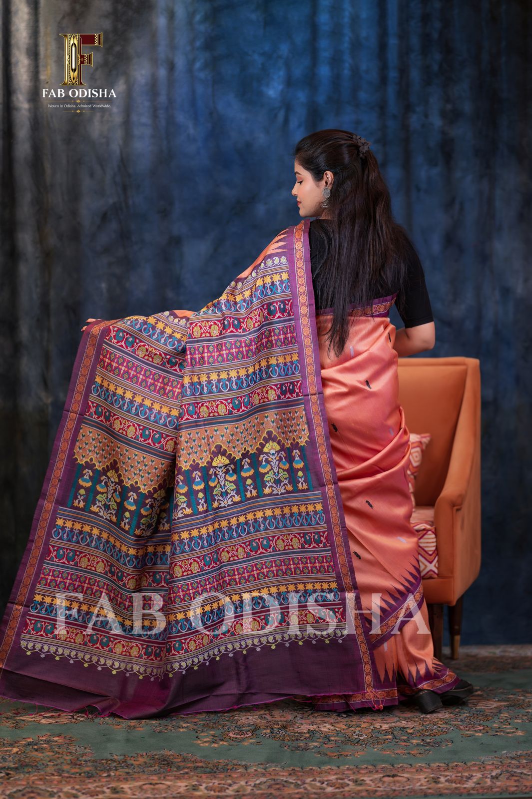MAYURIKA SWARNIMA RARE AND PREMIUM JACQUARD HAND-WOVEN FINE TUSSAR SILK SAREE