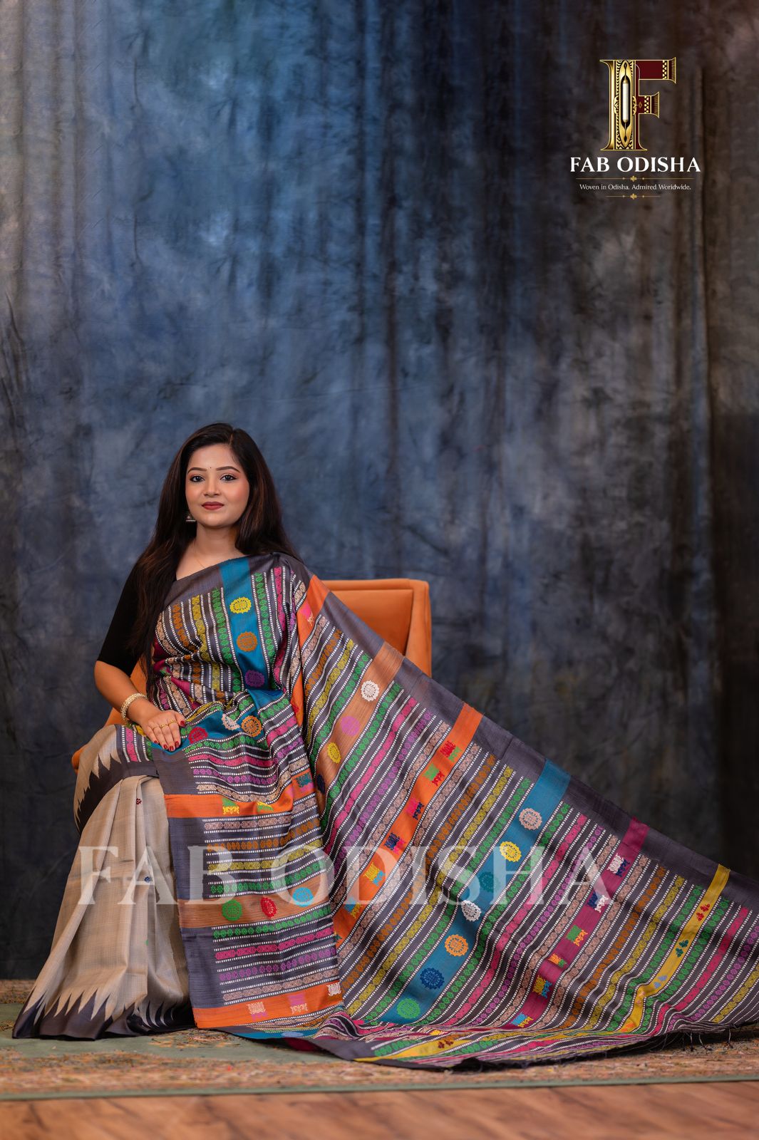 MALIKA-E-KHAAS LUXE EDITION MASTER WEAVE FINE TUSSAR SILK SAREE