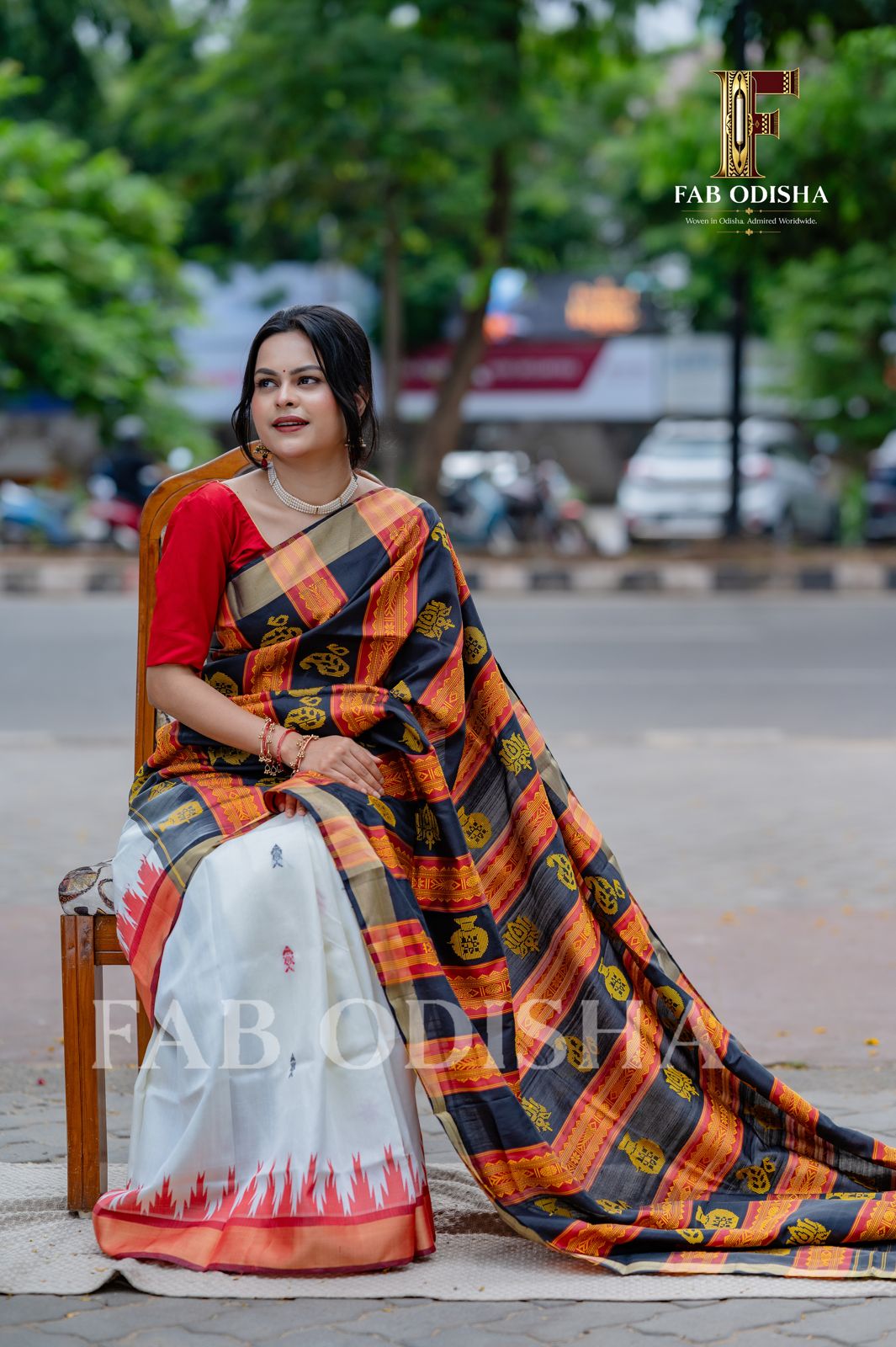 SHWETAMBARI VASTRA EXCLUSIVE ZARI BERHAMPURI DOUBLE AANCHAL PURE SILK PATTA SAREE