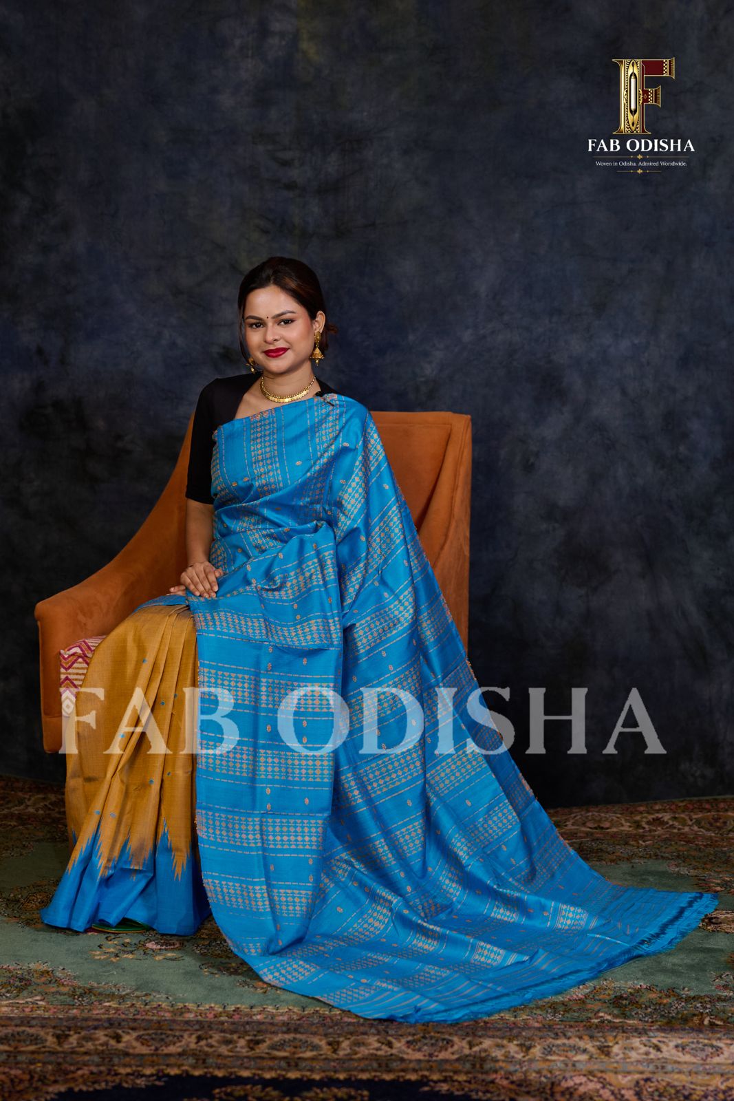 VANSHIKA VASTRA BERHAMPURI HANDLOOM DOUBLE AANCHAL PURE SILK PATTA SAREE