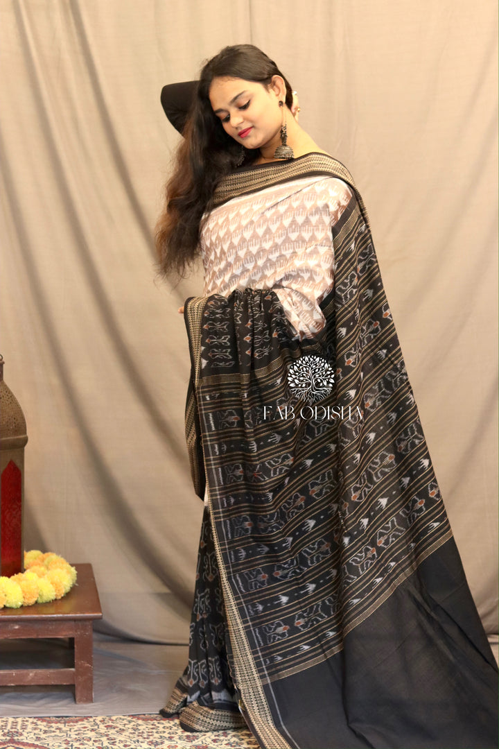 ABSTRACT SAMBALPURI COTTON SAREE