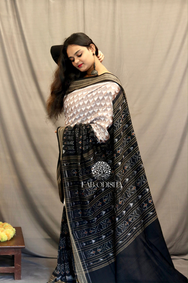 ABSTRACT SAMBALPURI COTTON SAREE