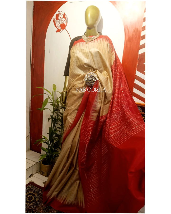GICHA TUSSAR SILK SAREE