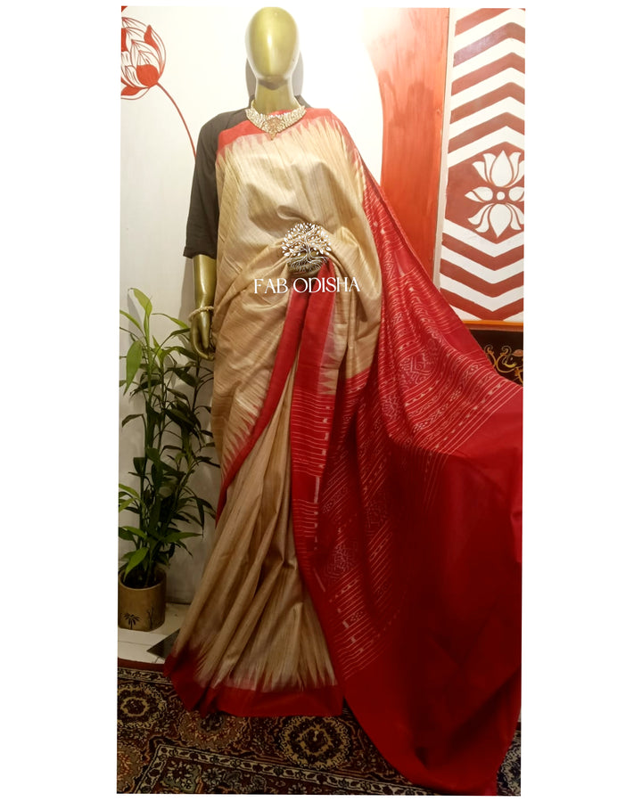 GICHA TUSSAR SILK SAREE
