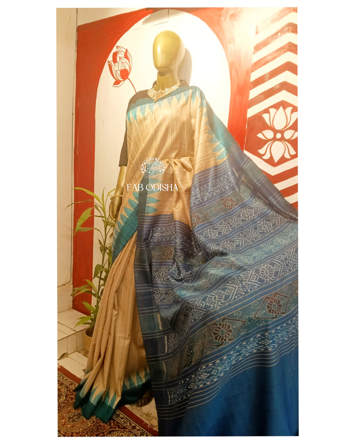 GICHA TUSSAR SILK SAREE