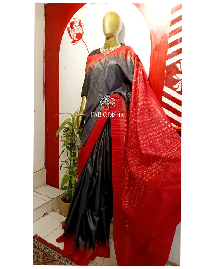 RAAT KI KALI GICHA TUSSAR SILK SAREE