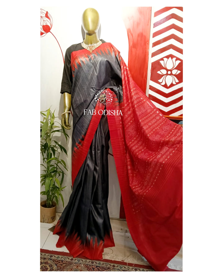 RAAT KI KALI GICHA TUSSAR SILK SAREE