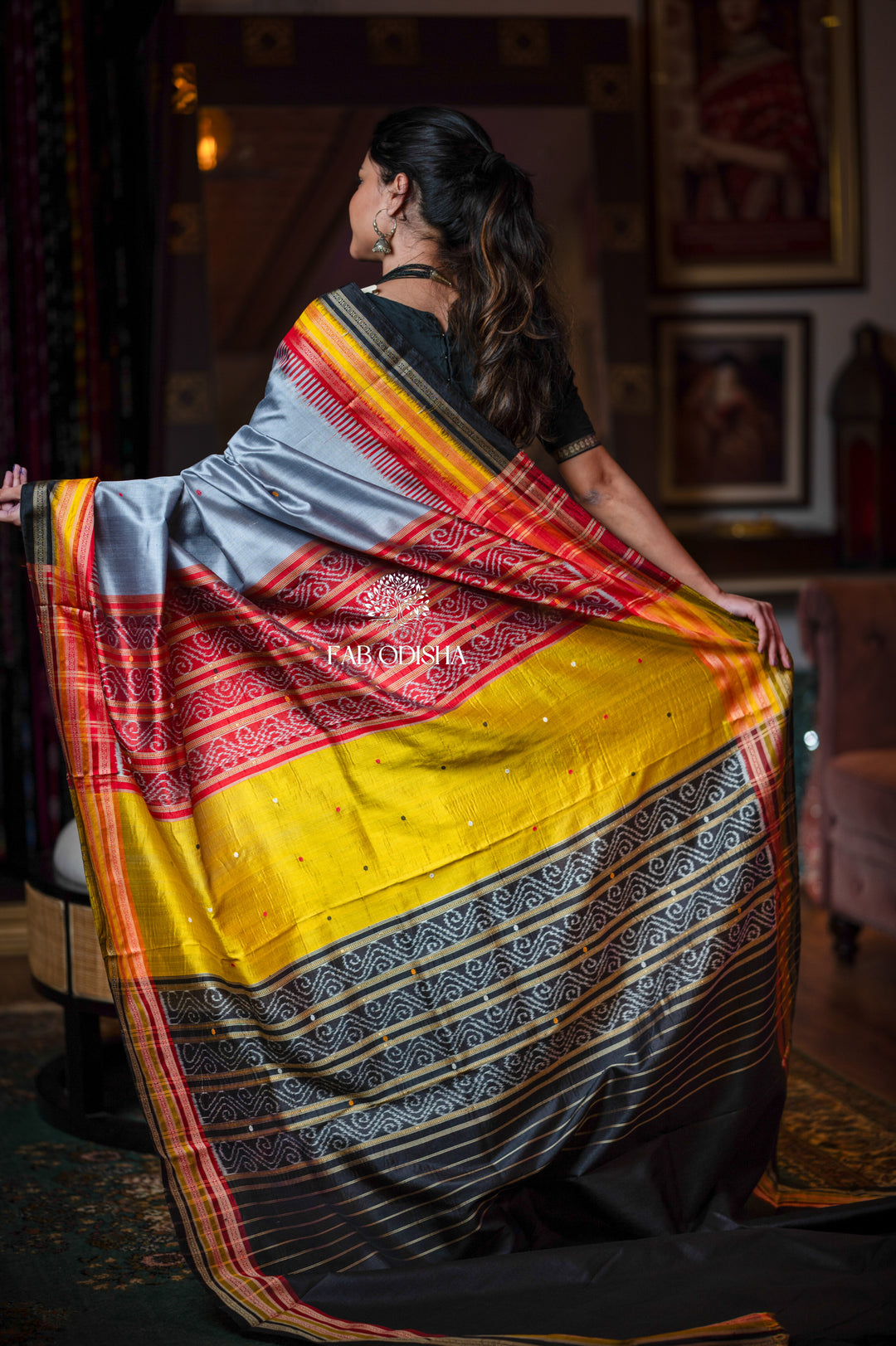 MULBERRY HANDLOOM SILK SARE
